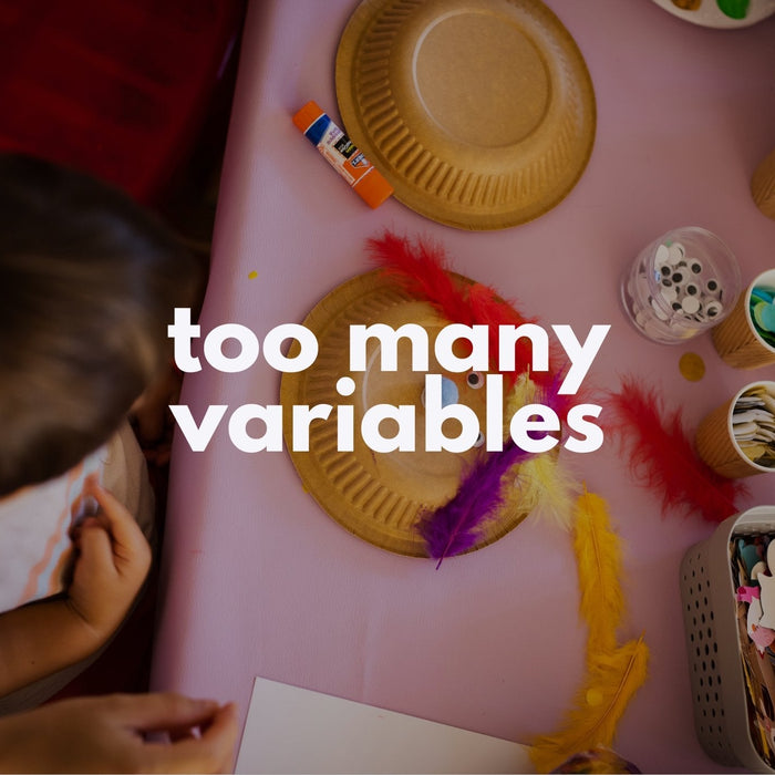 Too many variables, not enough info