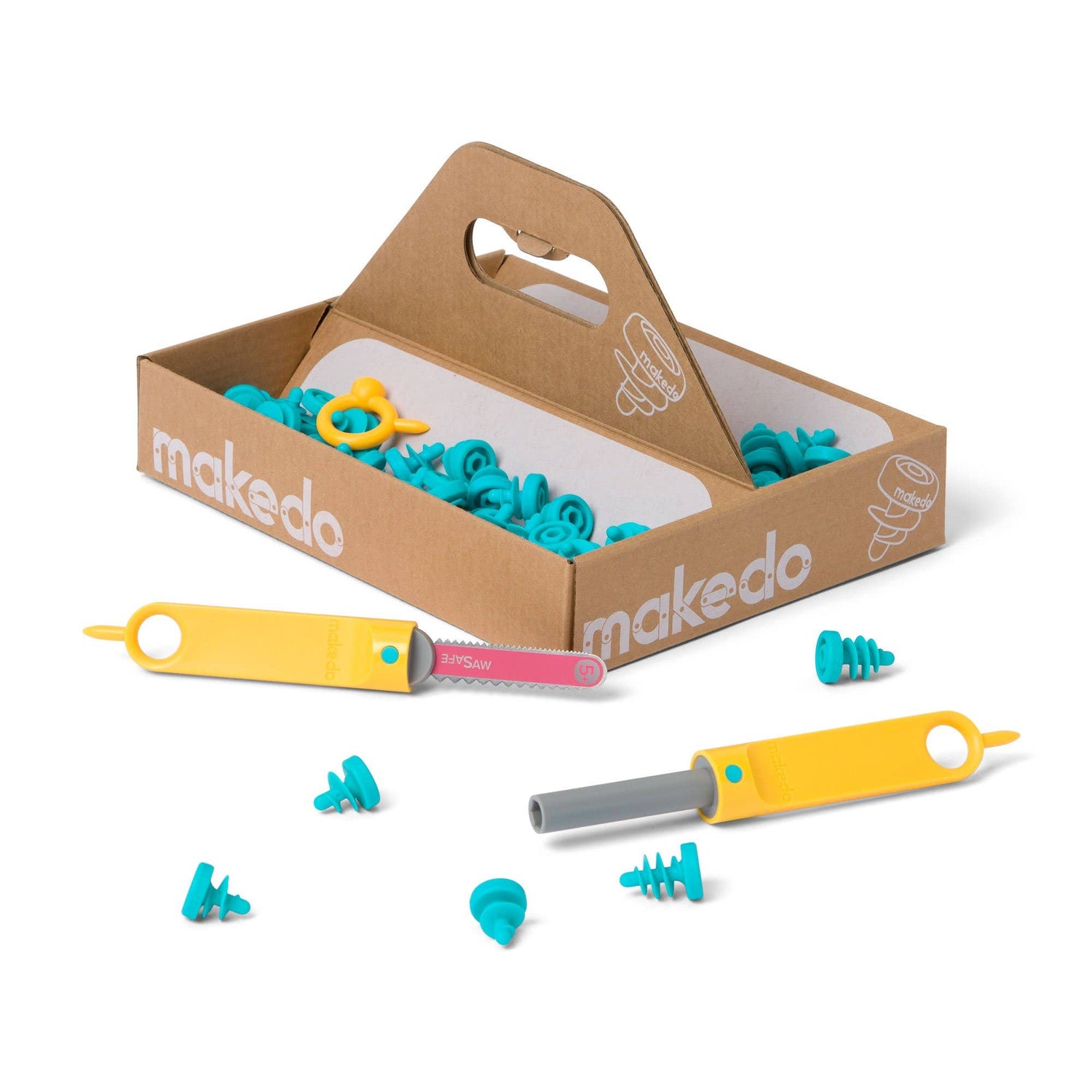 Makedo Cardboard Build Kit, safe tools for children