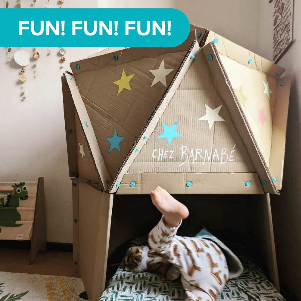 Makedo Cardboard Build Kit, tools for connecting cardboard