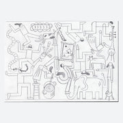 Esquisse originale au crayon de Clara San Millán pour l'illustration Ta-chán!