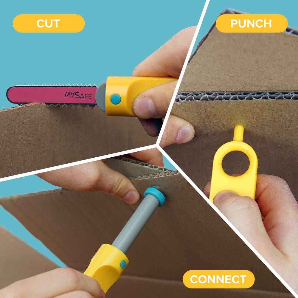 Makedo Cardboard Build Kit, open-ended play and construction