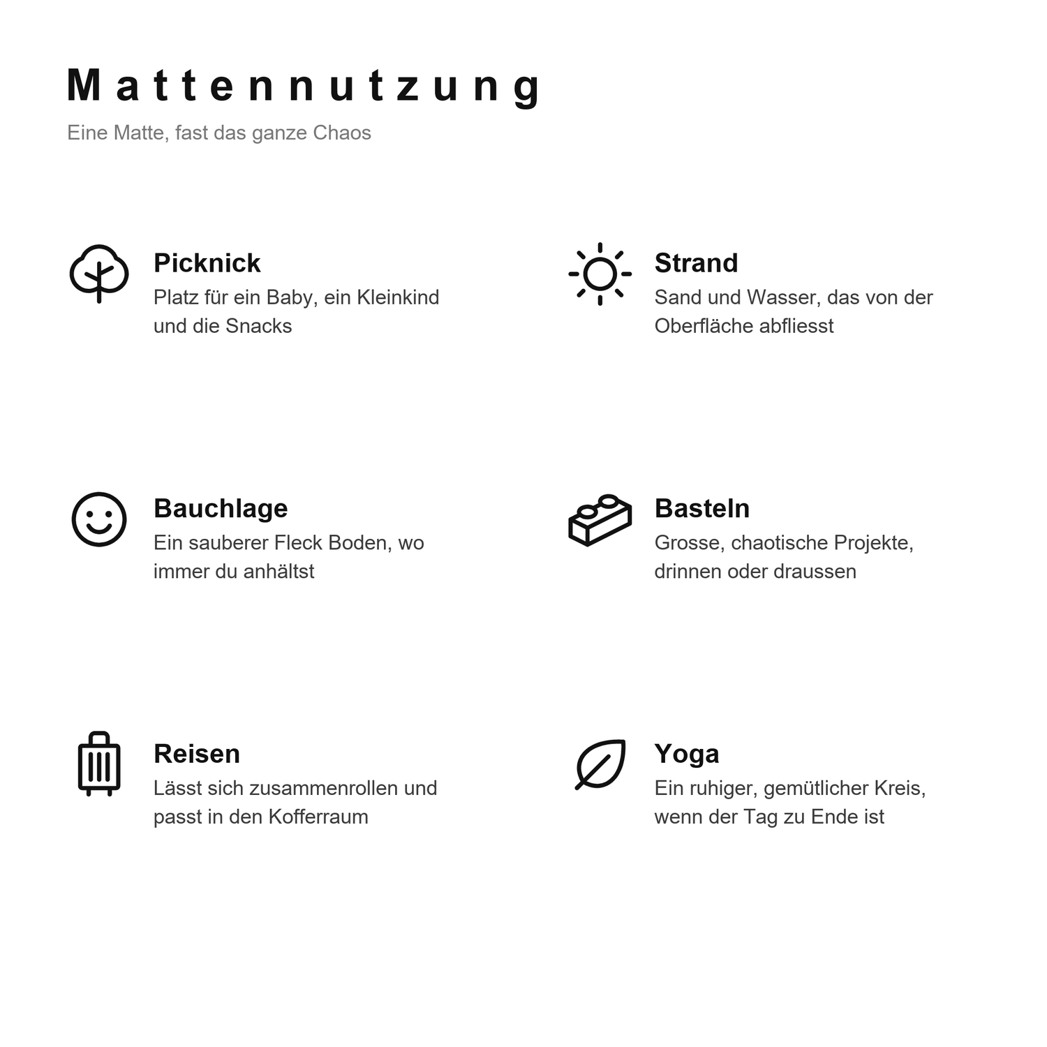 Explore Silikonmatte: Verwendung von Beikost und Basteln bis Picknick und Reisen
