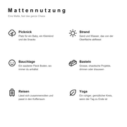 Explore Silikonmatte: Verwendung von Beikost und Basteln bis Picknick und Reisen