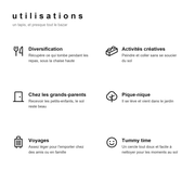 Tapis en silicone Roam Round : utilisations, de la diversification aux activités créatives, pique-niques et voyages