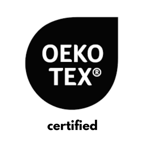 Studio huske Oeko-Tex certification logo on a white background