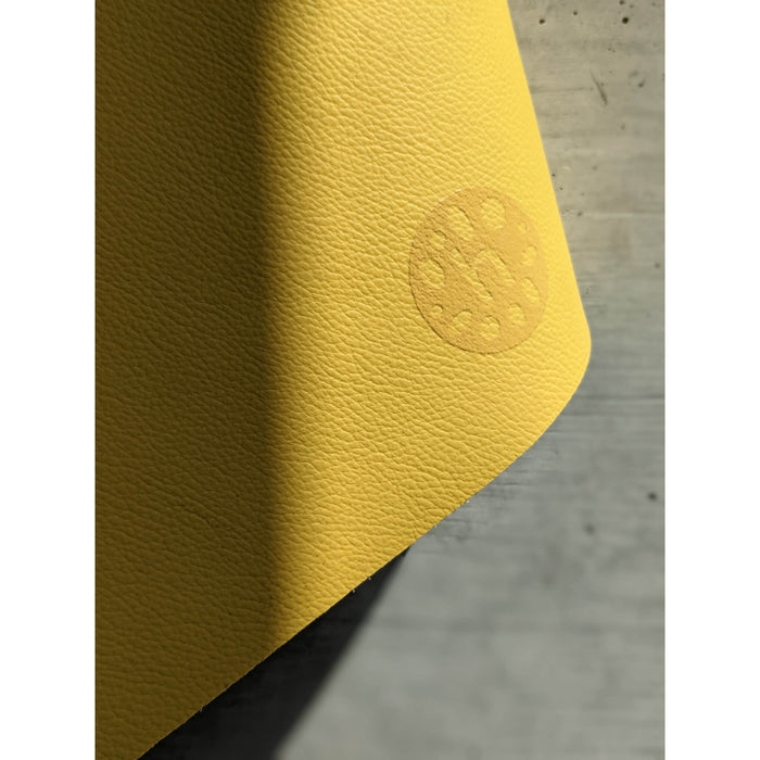 Activity Mat | round, multi-functional, waterproof, vegan (ROAM, M), yellow/mocca - studio huske - studio huske - studio huske - Play Mats & Gyms - SKU102