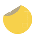 Activity Mat | round, multi-functional, waterproof, vegan (ROAM, M), yellow/mocca - studio huske - studio huske - studio huske - Play Mats & Gyms - SKU102