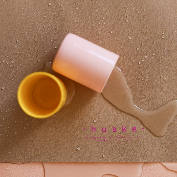 Activity Mat | square, multi-functional, waterproof, vegan (ROAM, M), yellow/ mocca - studio huske - studio huske - studio huske - Play Mats & Gyms - SKU202