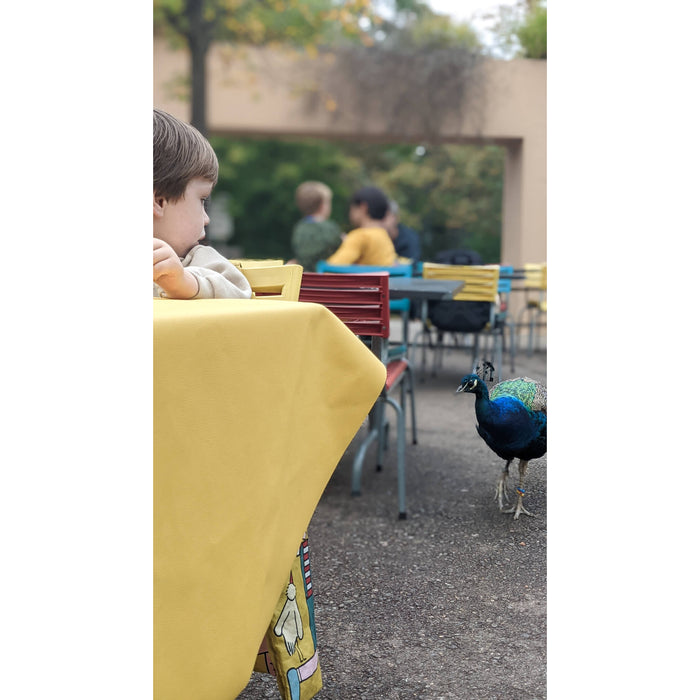 Activity Mat | square, multi-functional, waterproof, vegan (ROAM, M), yellow/ mocca - studio huske - studio huske - studio huske - Play Mats & Gyms - SKU202