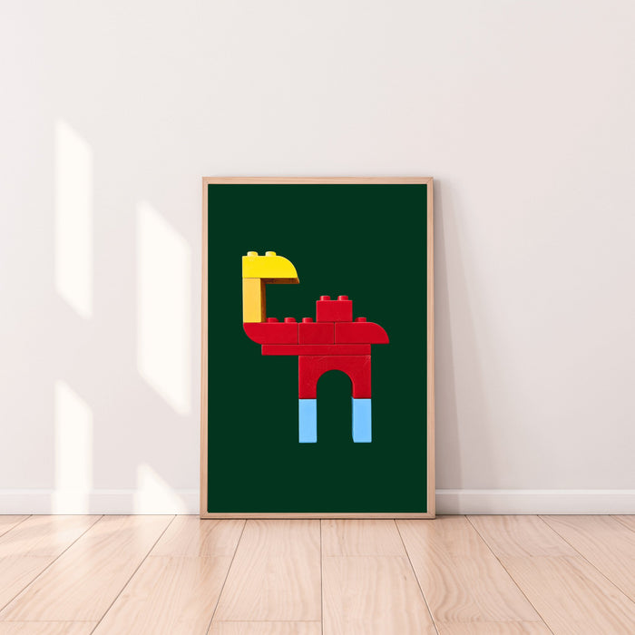  Abstract Duplo Block Poster Print