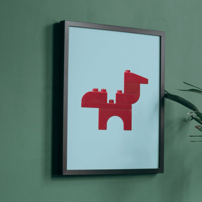 Fox, Abstract Duplo Block Poster Print - studio huske - studio huske - studio huske - Digital Product - A101