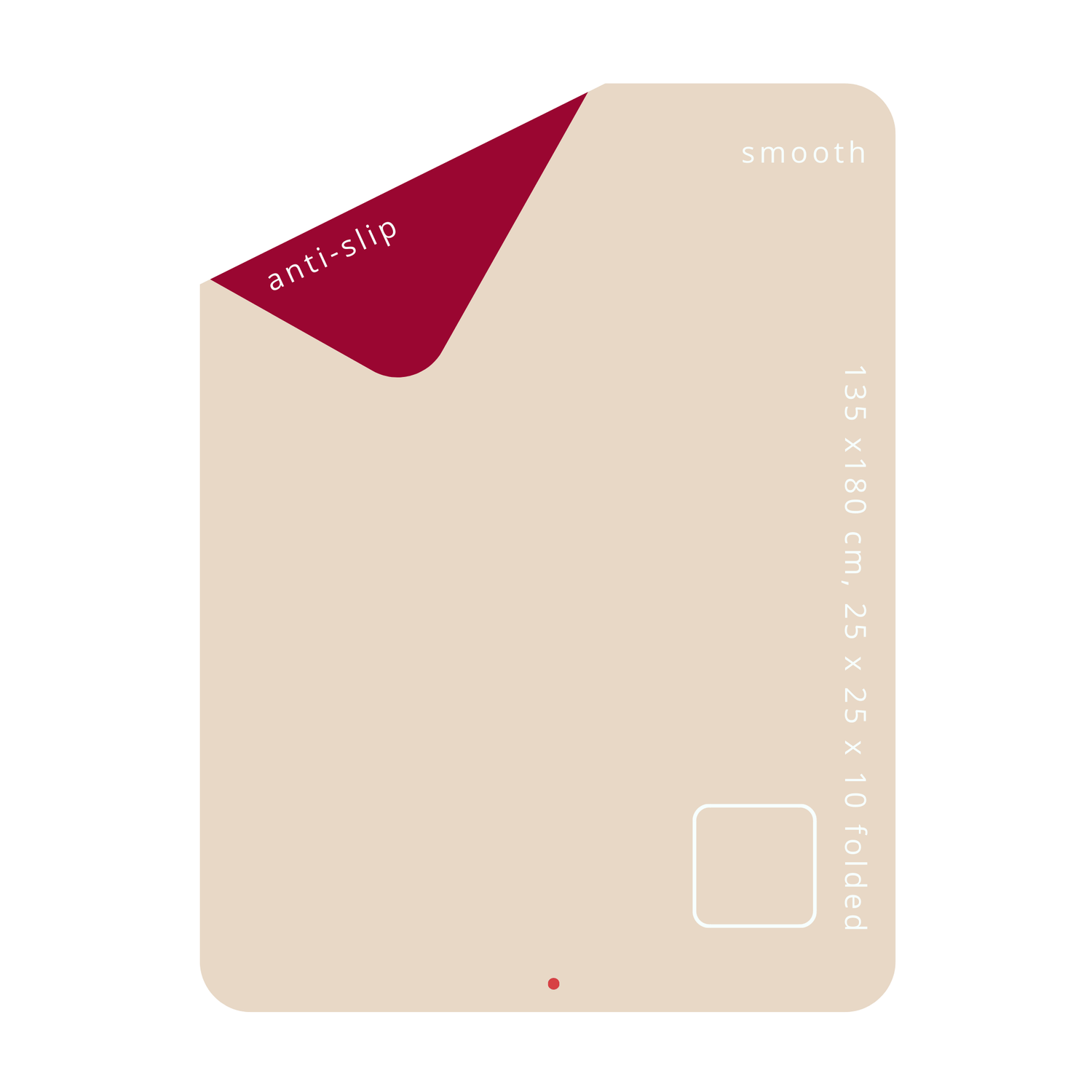 Gallivant XL tapis de pique-nique familial en silicone 135 x 180 cm, base antidérapante, grand tapis de jeu imperméable pour bébé
