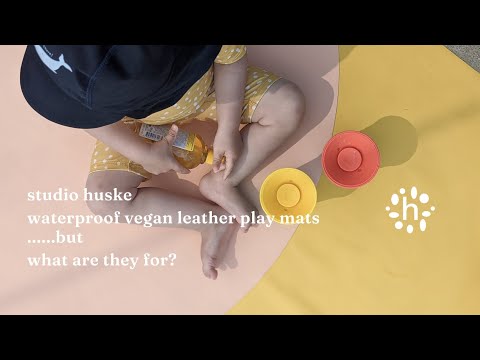 waterproof vegan leather play mats