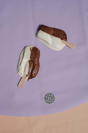 Round Picnic Mat | multi-functional, waterproof, vegan (EXPLORE, L), lilac/ red, 135 cm - studio huske - studio huske - studio huske - Picnic Blankets - SKU701