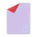 Picnic Mat | multi-functional, waterproof, vegan (GALLIVANT, XL), lilac/ red, 135 x 180 cm - studio huske - studio huske - studio huske - Picnic Blankets - SKU601